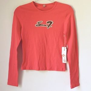 SEVEN7 Kids Embellished Long Sleeve Top M